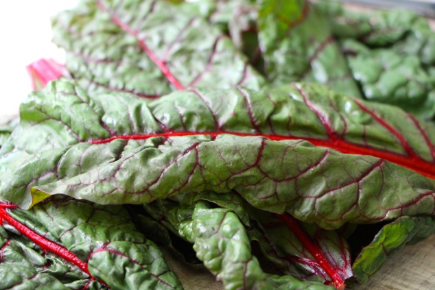 red swiss chard