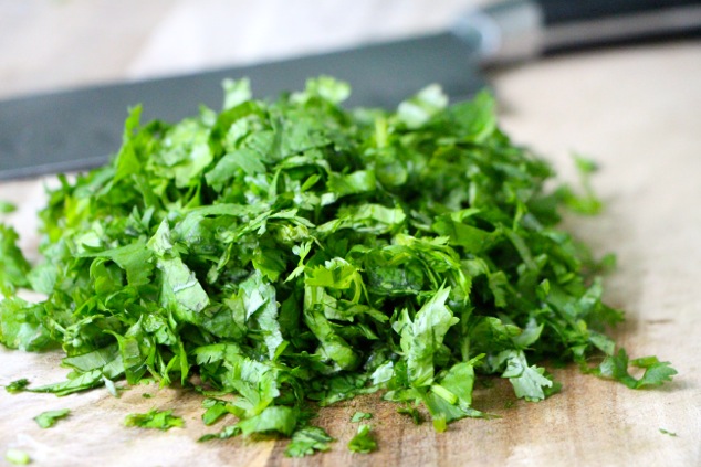 chopped cilantro