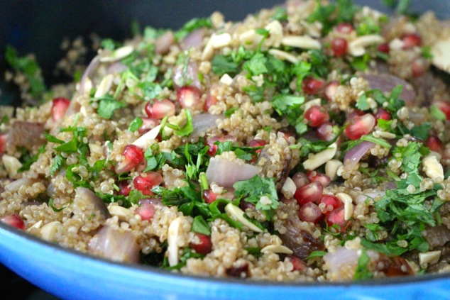 mixed quinoa fresh salad