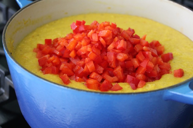 adding-chopped-red-bell-pepper