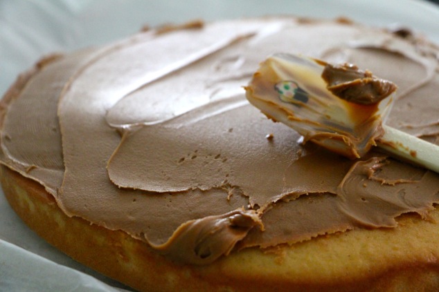 spreading-cookie-spread-on-cake