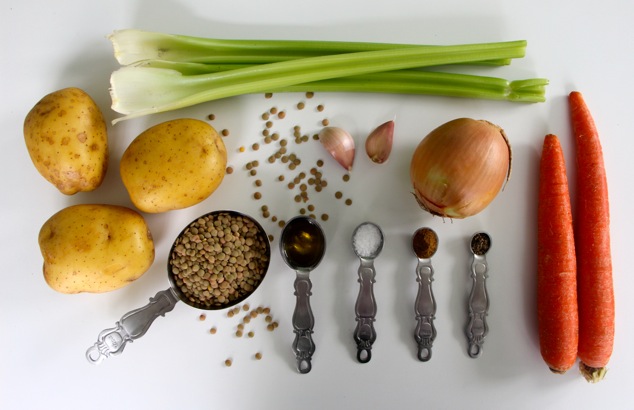 lentil soup ingredients