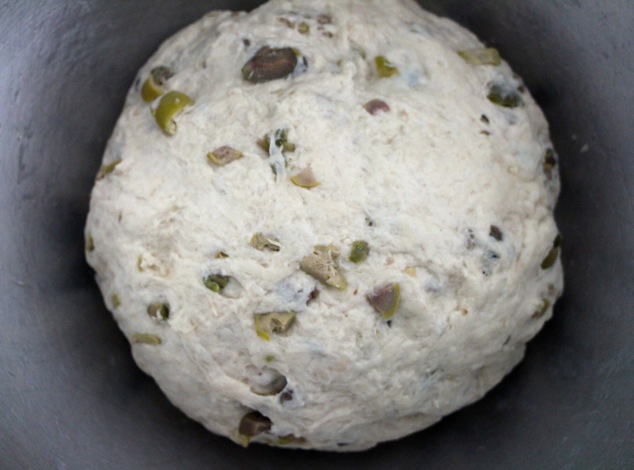 olives Tabil challah dough ball