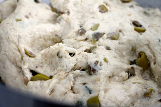 olives Tabil challah dough