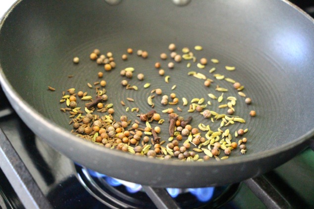 toasting spices