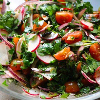 B’sal U’Maa’dnus – Super Fresh Tunisian Purim Salad