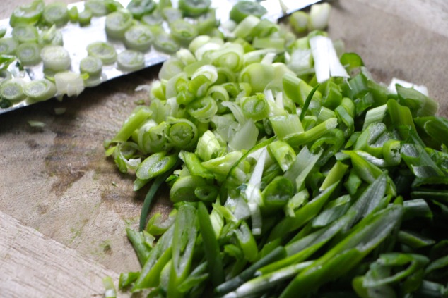 chopped green onions