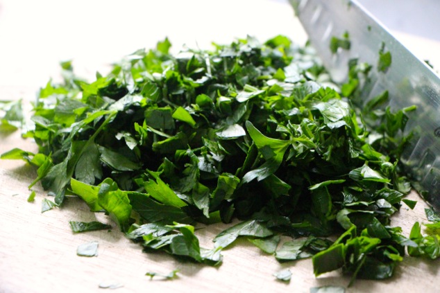 chopped parsley