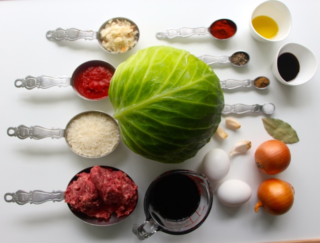stuffed cabbage ingredients