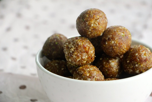 Tunisian Charoset balls are served