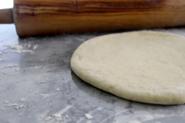 flat dough circle