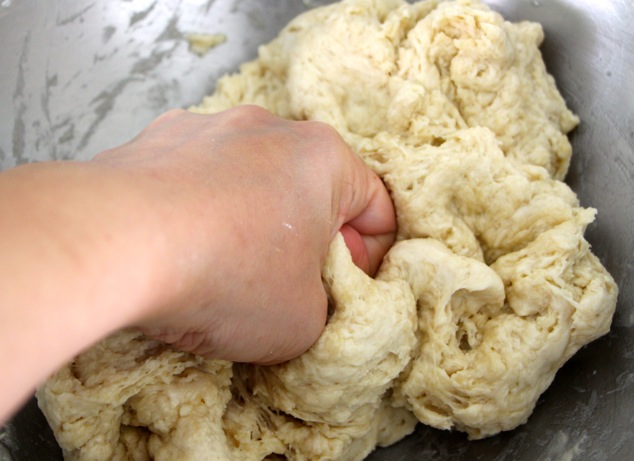 kneading dough