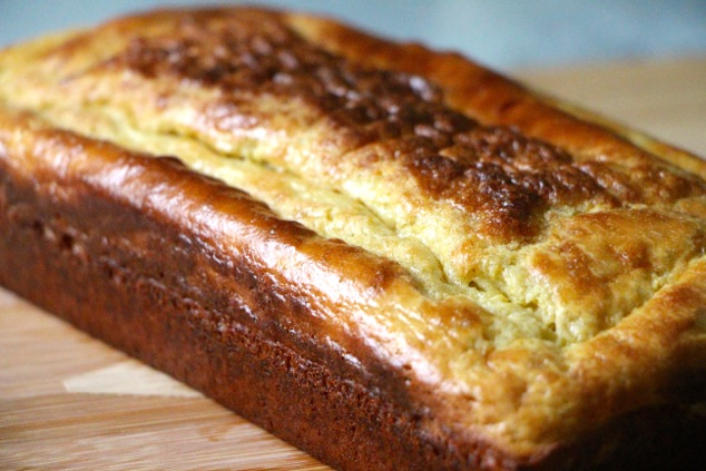 tehina bread baked up close