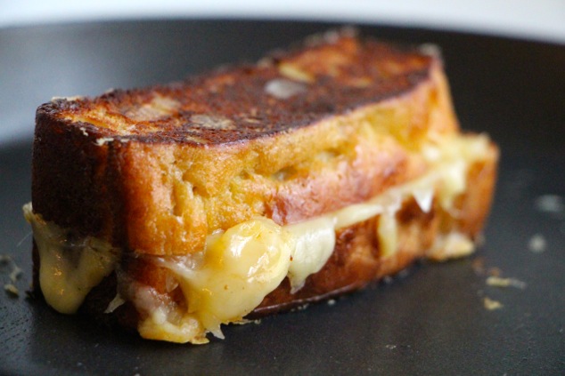 tehina bread grilled cheese