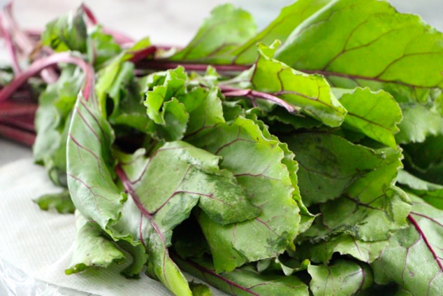 beet green leaves