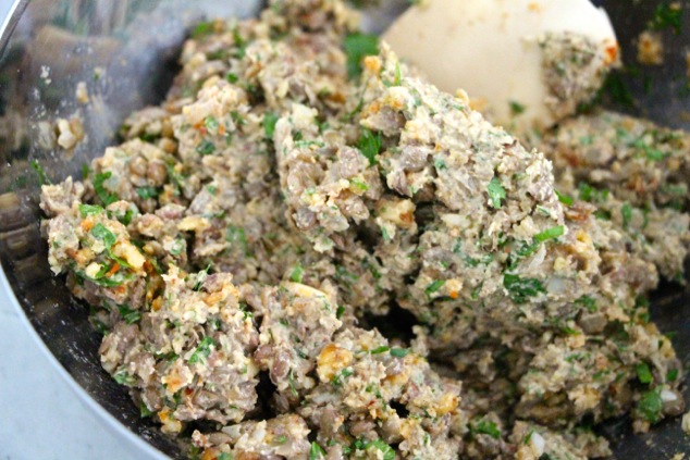 Kubbeh filling mixture