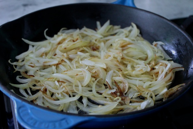sautéing sweet onions