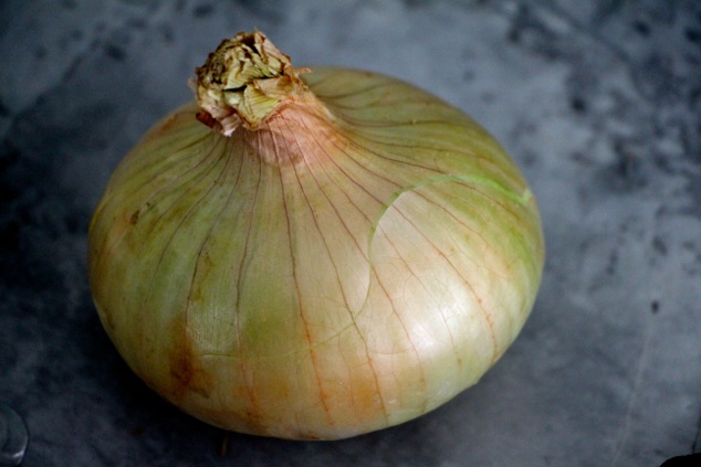 sweet Vidalia onion up close
