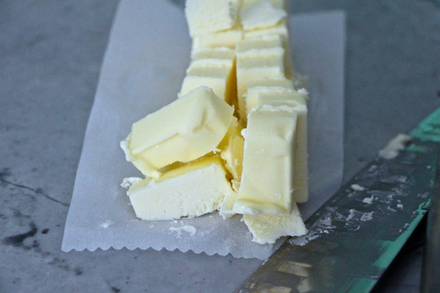 butter cut into cubes