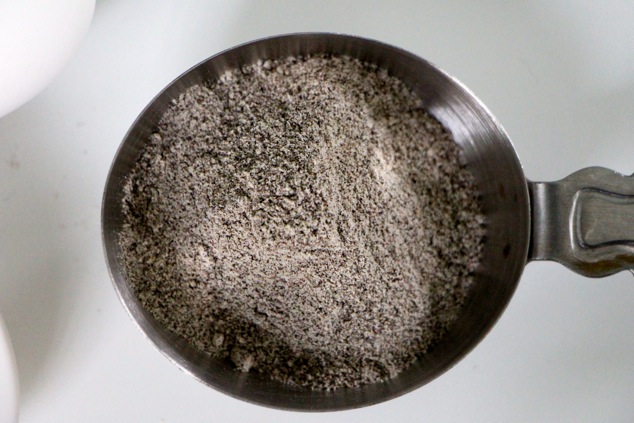 buckwheat flour close up