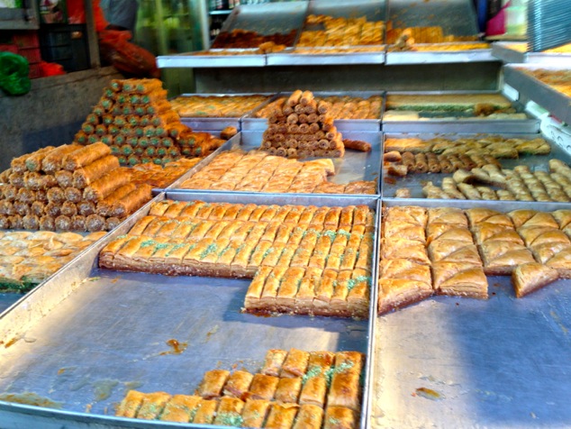 baklava in the market