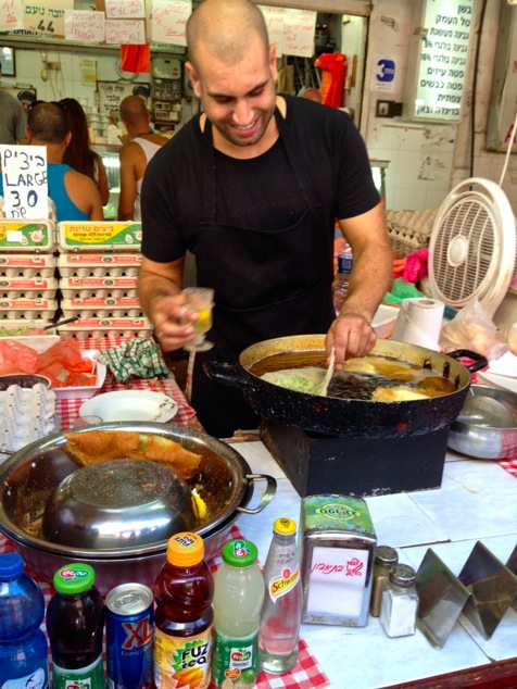 street food in the market Brik