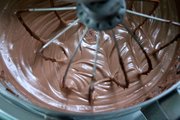 Nutella whipping cream up close