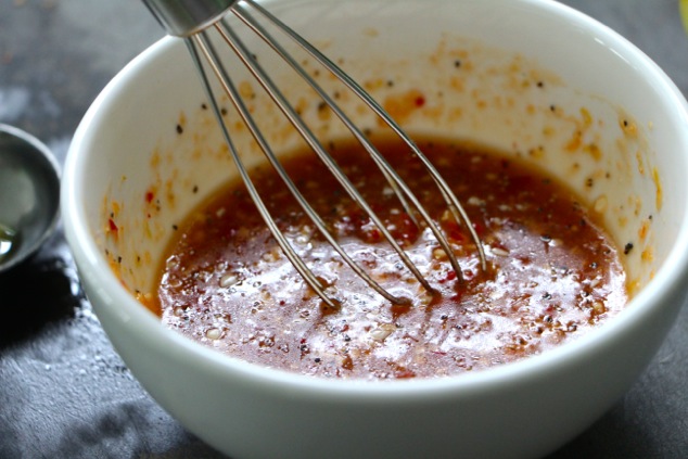 red hot pepper mixture in a bowl