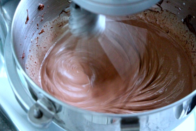 whipping Nutella cream