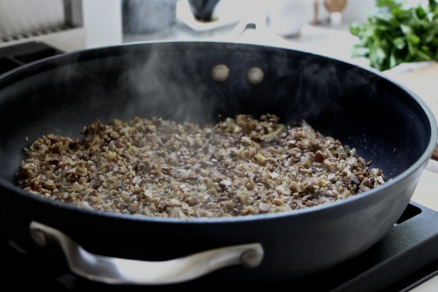 sauteing-chopped-mushrooms