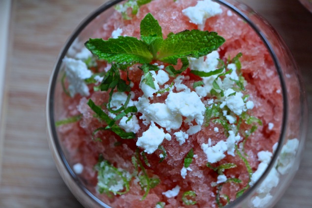 granita served close up