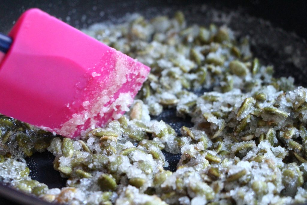 pumpkin seeds in sugar clustering