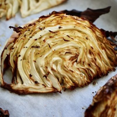 Simple Roasted Cabbage Wedges